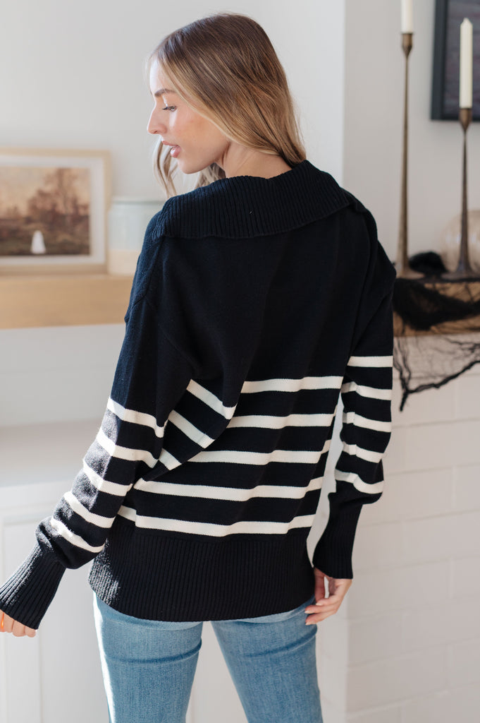 From Here On Out Striped Sweater-Shirts & Tops- Simply Simpson's Boutique is a Women's Online Fashion Boutique Located in Jupiter, Florida
