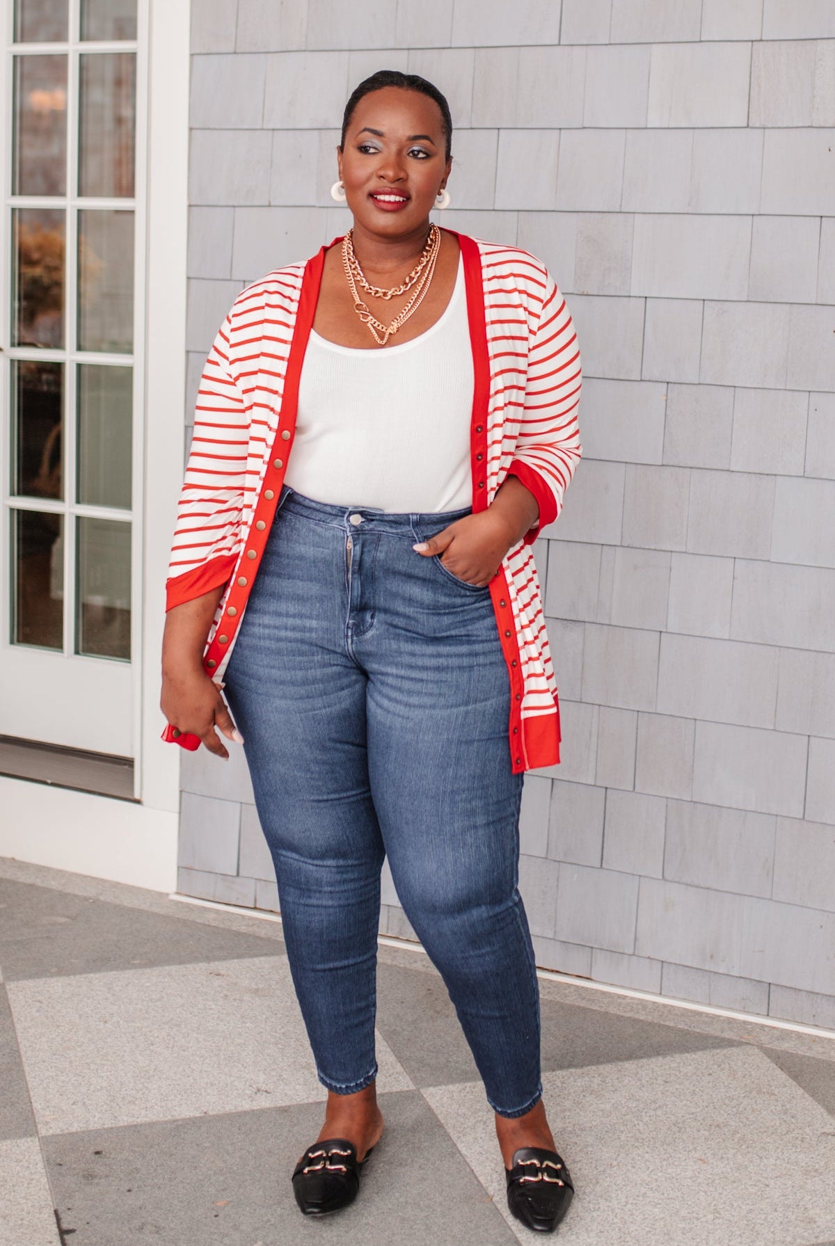 Have You Heard Cardigan in Red-Cardigans- Simply Simpson's Boutique is a Women's Online Fashion Boutique Located in Jupiter, Florida