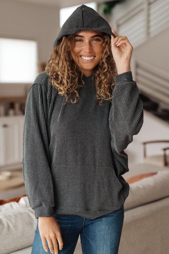 Hold Thought Rib Knit Hoodie-Shirts & Tops- Simply Simpson's Boutique is a Women's Online Fashion Boutique Located in Jupiter, Florida