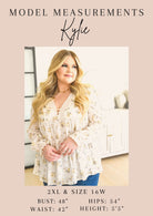 Floral First Ruffle Sleeve Top-Short Sleeves- Simply Simpson's Boutique is a Women's Online Fashion Boutique Located in Jupiter, Florida
