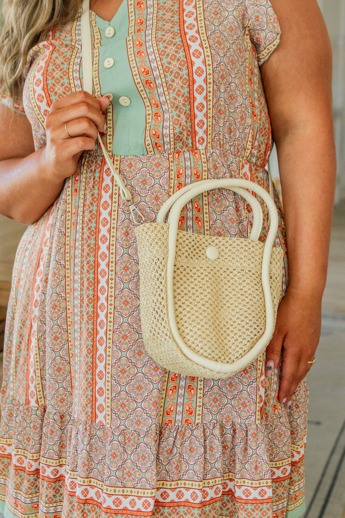 Lead the Way Woven Bucket Bag-Bags- Simply Simpson's Boutique is a Women's Online Fashion Boutique Located in Jupiter, Florida