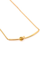 Love Knot Bar Necklace-Accessories- Simply Simpson's Boutique is a Women's Online Fashion Boutique Located in Jupiter, Florida