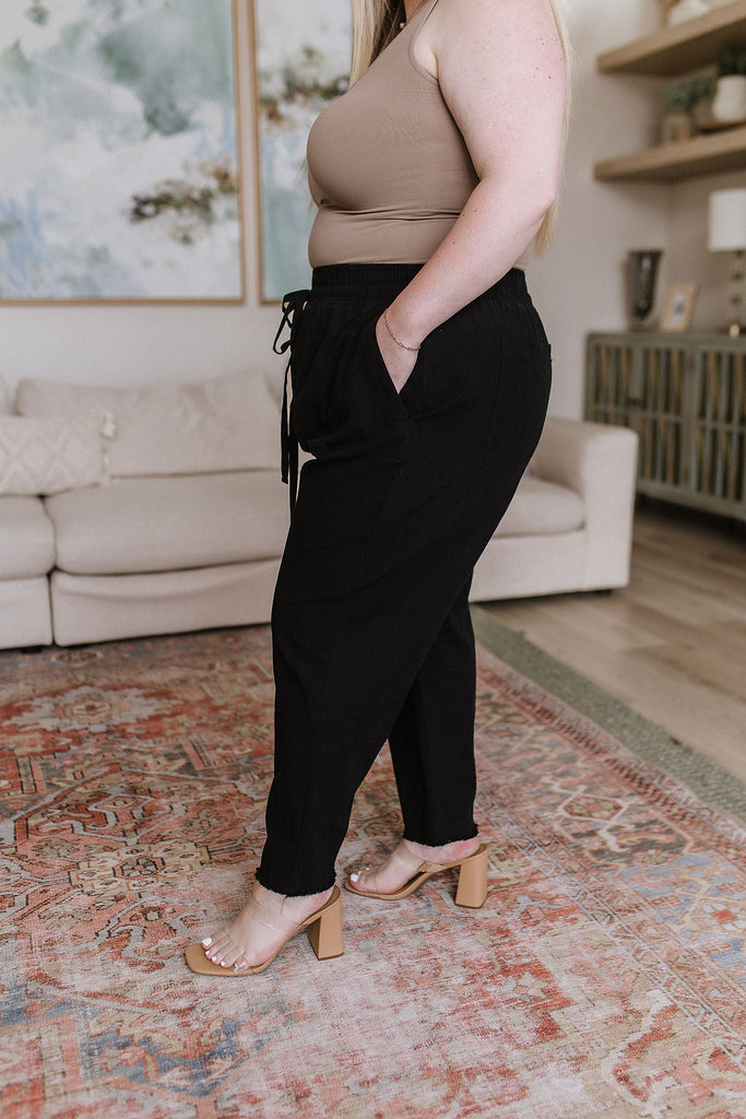 Love Me Dearly High Waisted Pants in Black-Pants- Simply Simpson's Boutique is a Women's Online Fashion Boutique Located in Jupiter, Florida