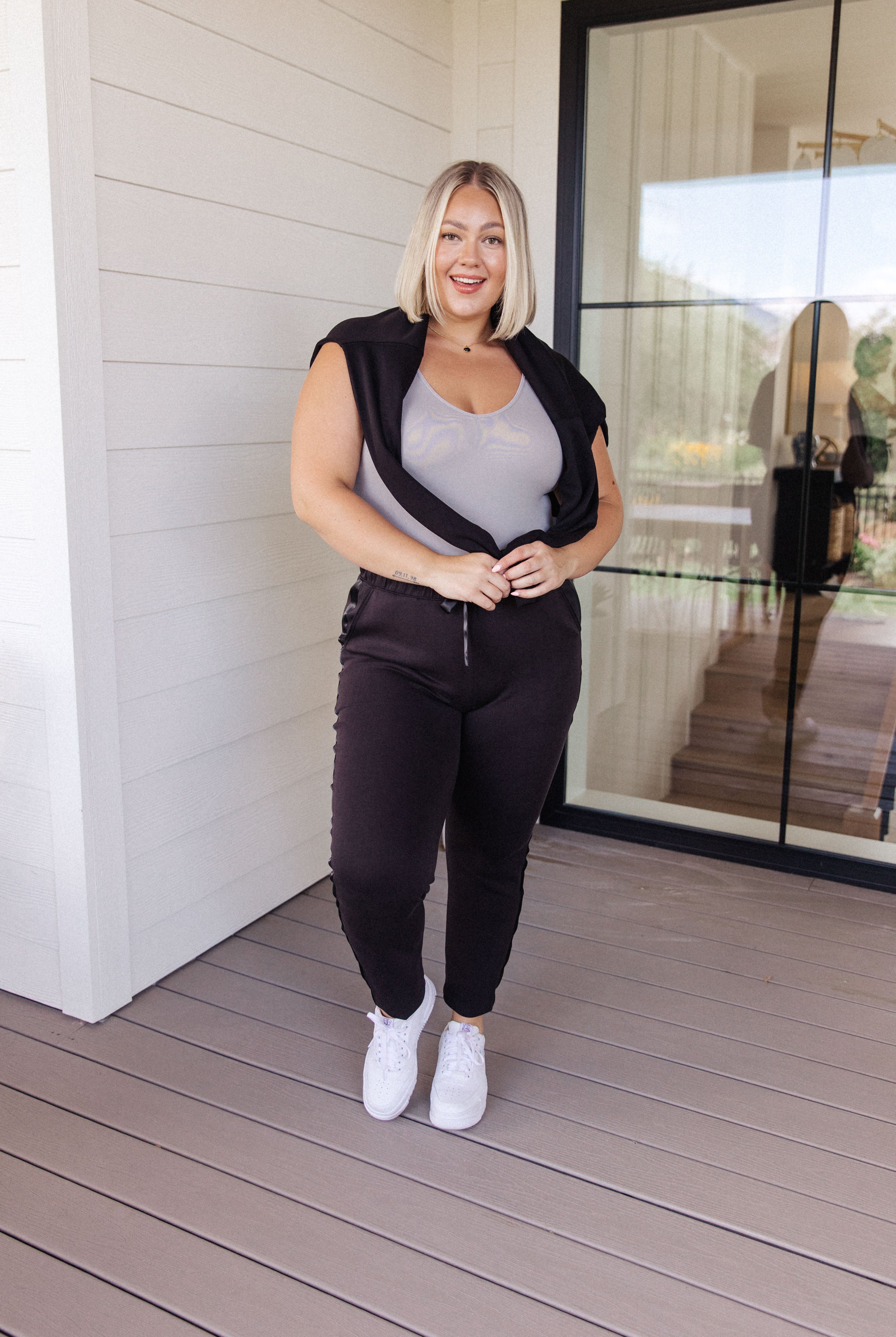 Basics Bodysuit in Grey-Shirts & Tops- Simply Simpson's Boutique is a Women's Online Fashion Boutique Located in Jupiter, Florida