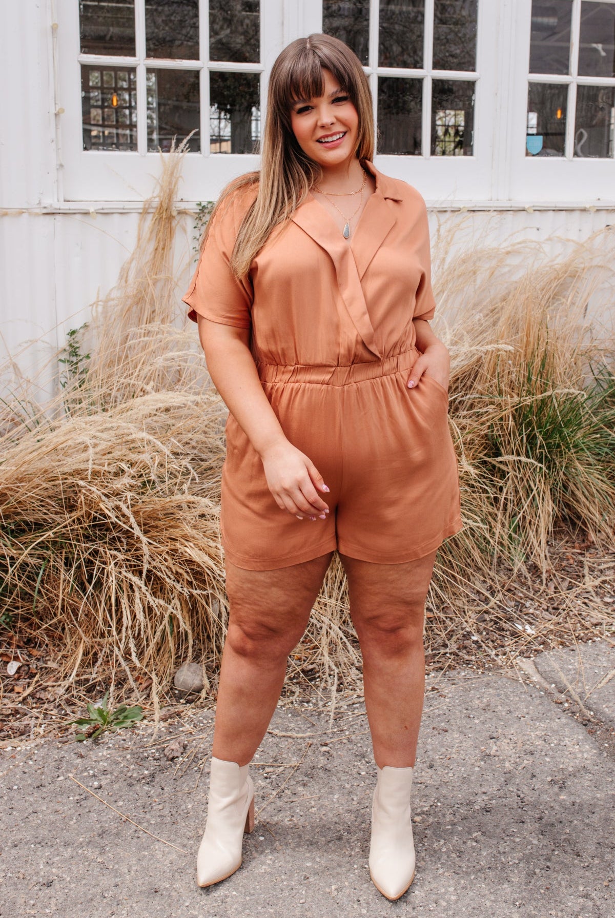Midtown Romper-Rompers- Simply Simpson's Boutique is a Women's Online Fashion Boutique Located in Jupiter, Florida