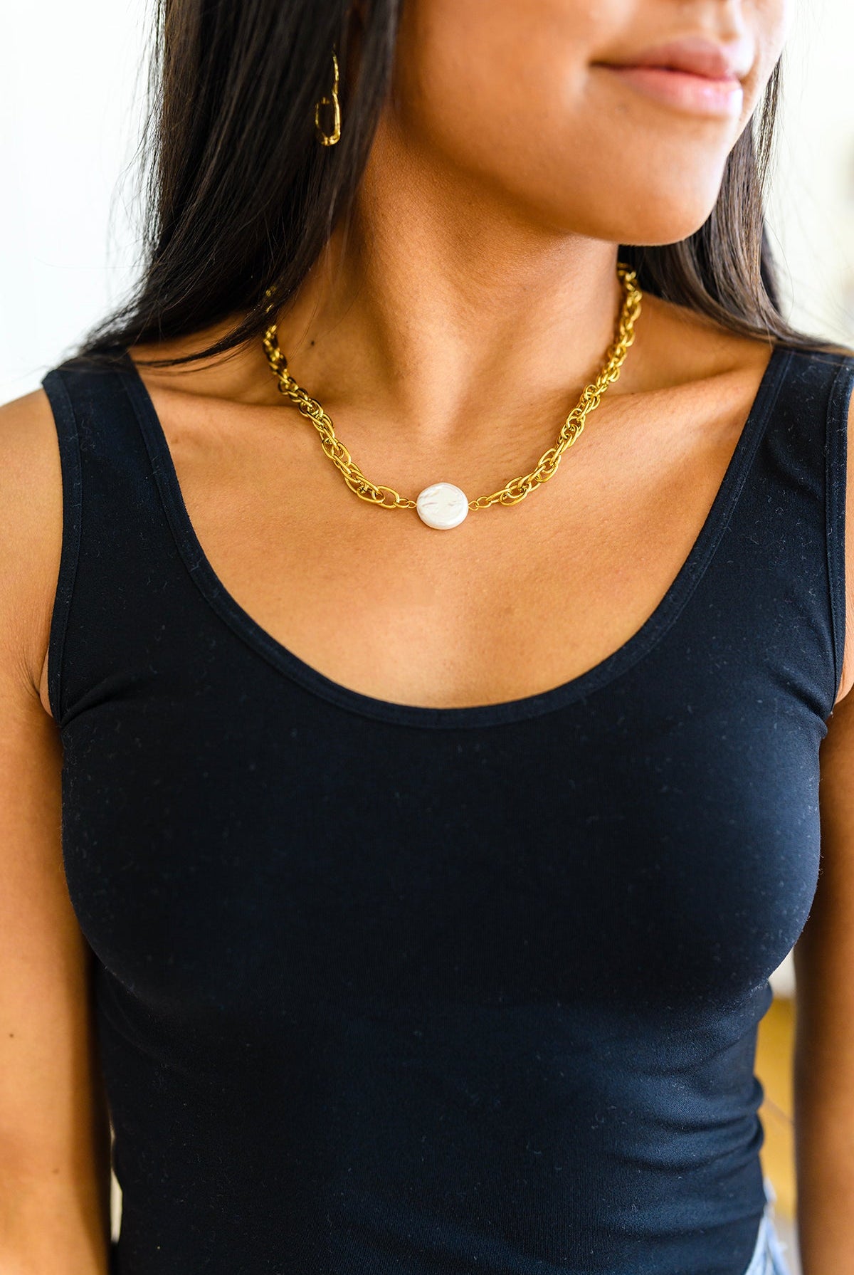Ocean's Gold Shell Pendant Necklace-Accessories- Simply Simpson's Boutique is a Women's Online Fashion Boutique Located in Jupiter, Florida