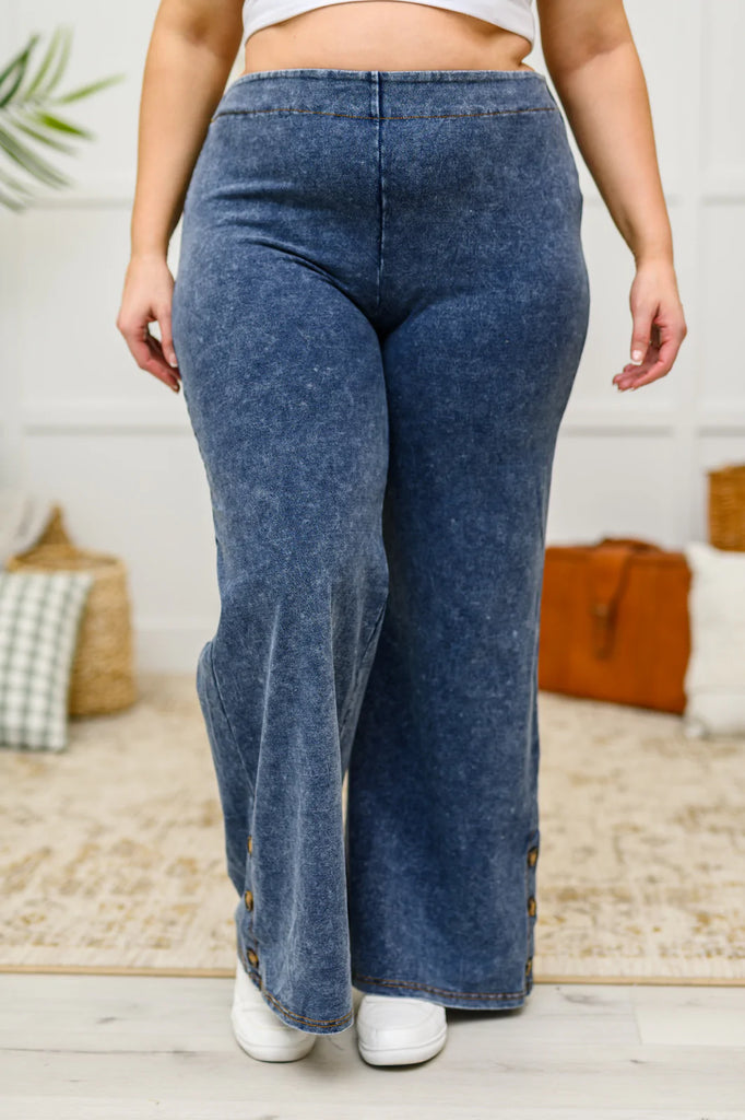 Park City Button Flare Pants-Pants- Simply Simpson's Boutique is a Women's Online Fashion Boutique Located in Jupiter, Florida