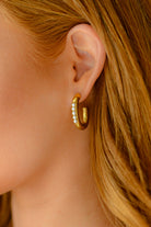 Pearls In Line Earrings-Accessories- Simply Simpson's Boutique is a Women's Online Fashion Boutique Located in Jupiter, Florida