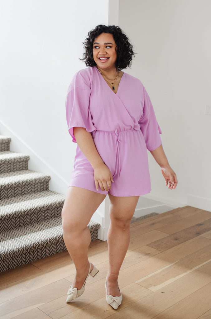 Purple Promise Romper-Rompers- Simply Simpson's Boutique is a Women's Online Fashion Boutique Located in Jupiter, Florida