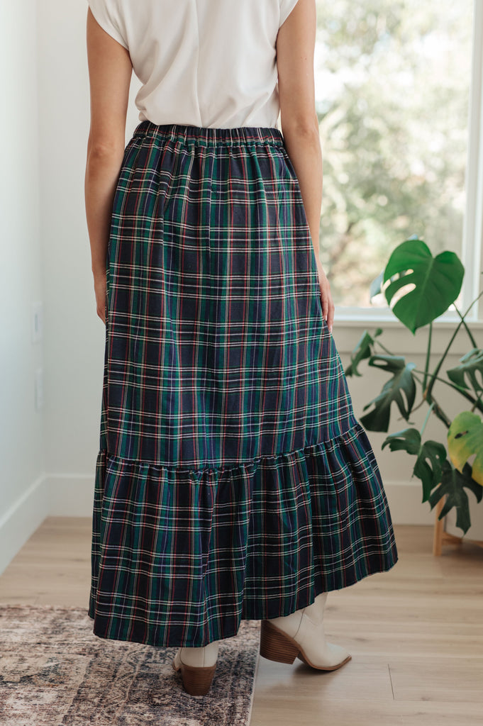 Plaid Perfection Maxi Skirt-Skirts- Simply Simpson's Boutique is a Women's Online Fashion Boutique Located in Jupiter, Florida