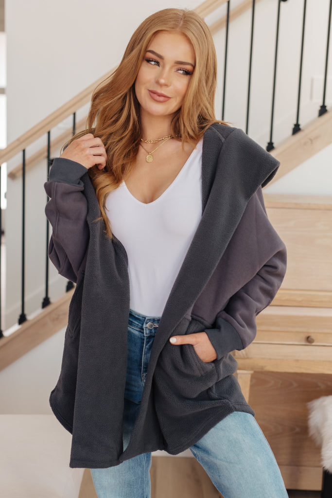 Room For Two Hooded Sweatshirt-Shirts & Tops- Simply Simpson's Boutique is a Women's Online Fashion Boutique Located in Jupiter, Florida