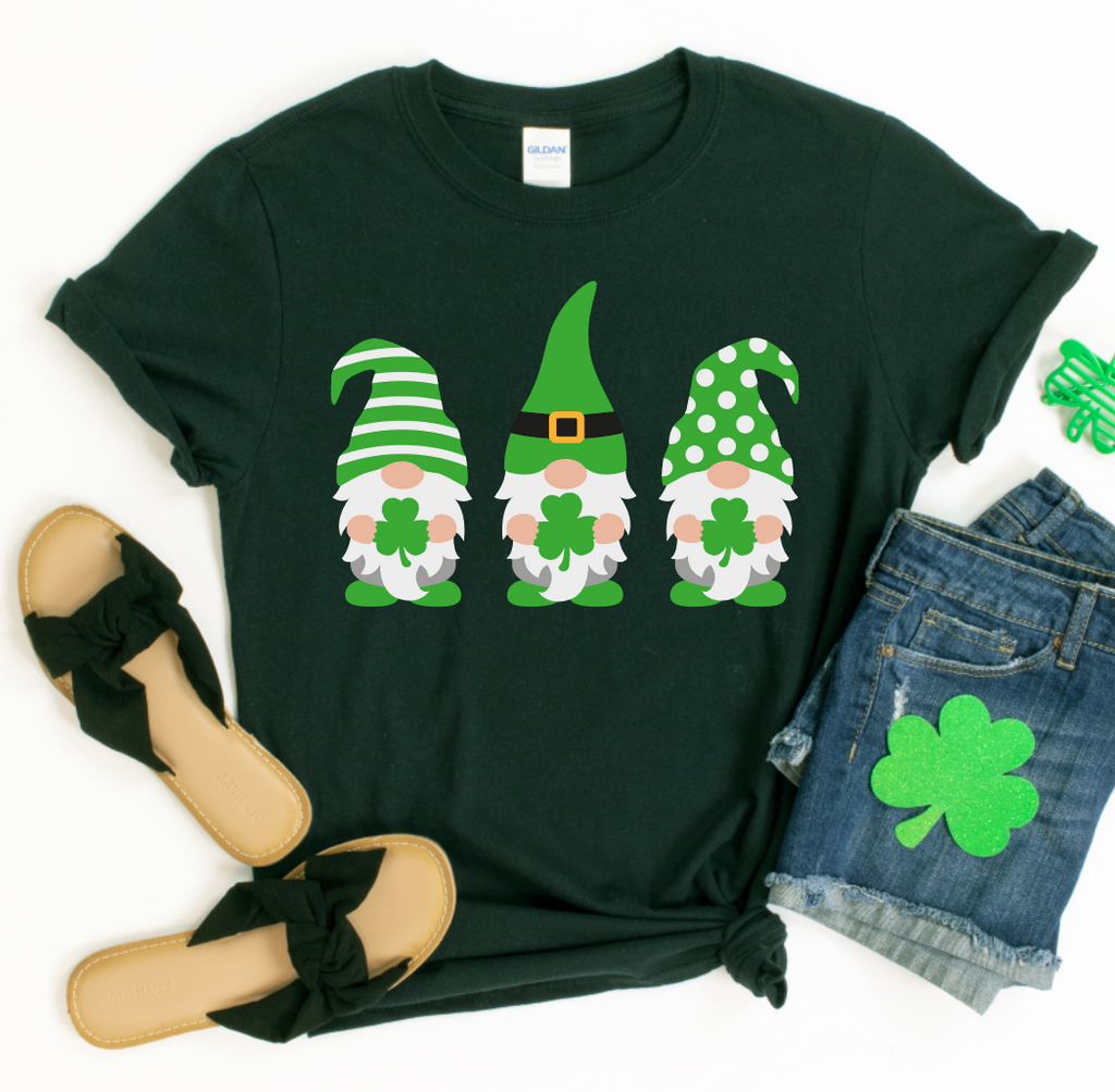 ST.Paddys GNOMES-Graphic Tee- Simply Simpson's Boutique is a Women's Online Fashion Boutique Located in Jupiter, Florida
