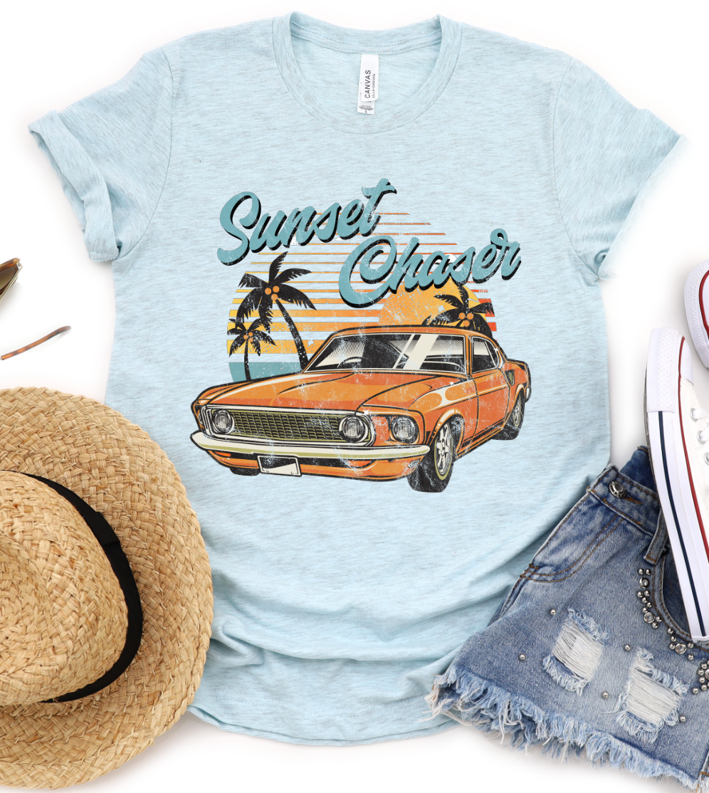 Sunset Chaser-Graphic Tee- Simply Simpson's Boutique is a Women's Online Fashion Boutique Located in Jupiter, Florida