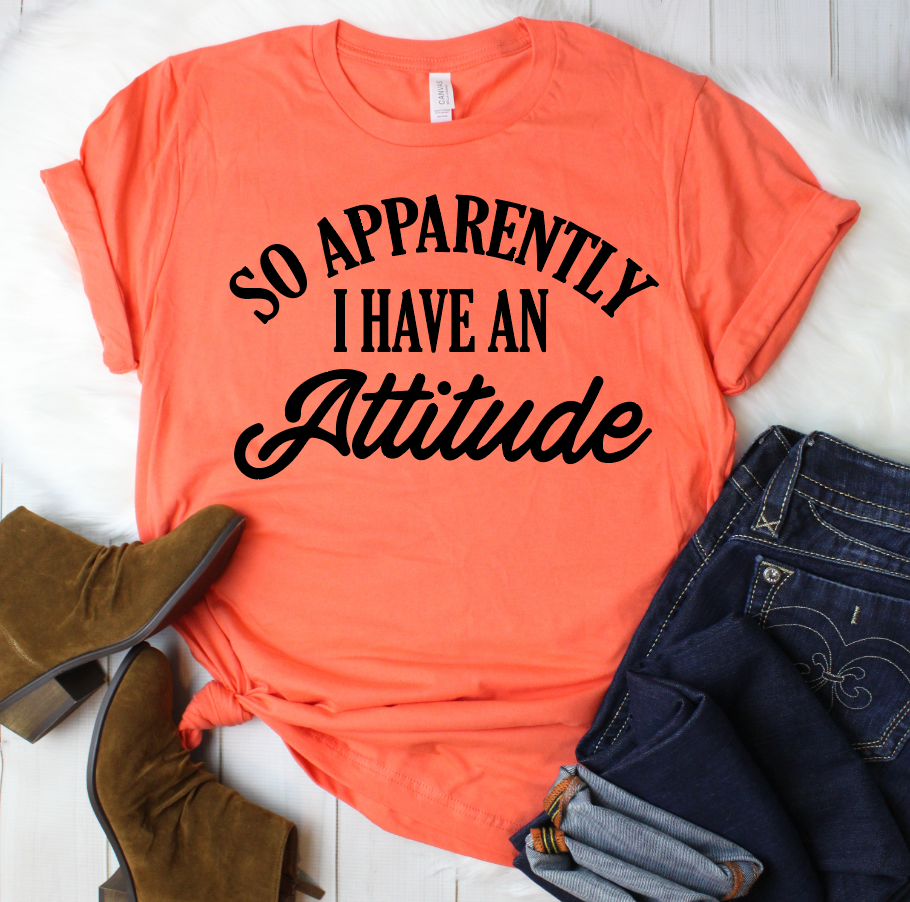 So apparently i have an Attitude Graphic Tee-Graphic Tee- Simply Simpson's Boutique is a Women's Online Fashion Boutique Located in Jupiter, Florida