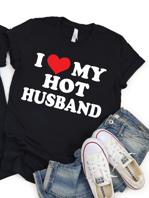 I ❤️ My Hot Husband-Graphic Tee- Simply Simpson's Boutique is a Women's Online Fashion Boutique Located in Jupiter, Florida