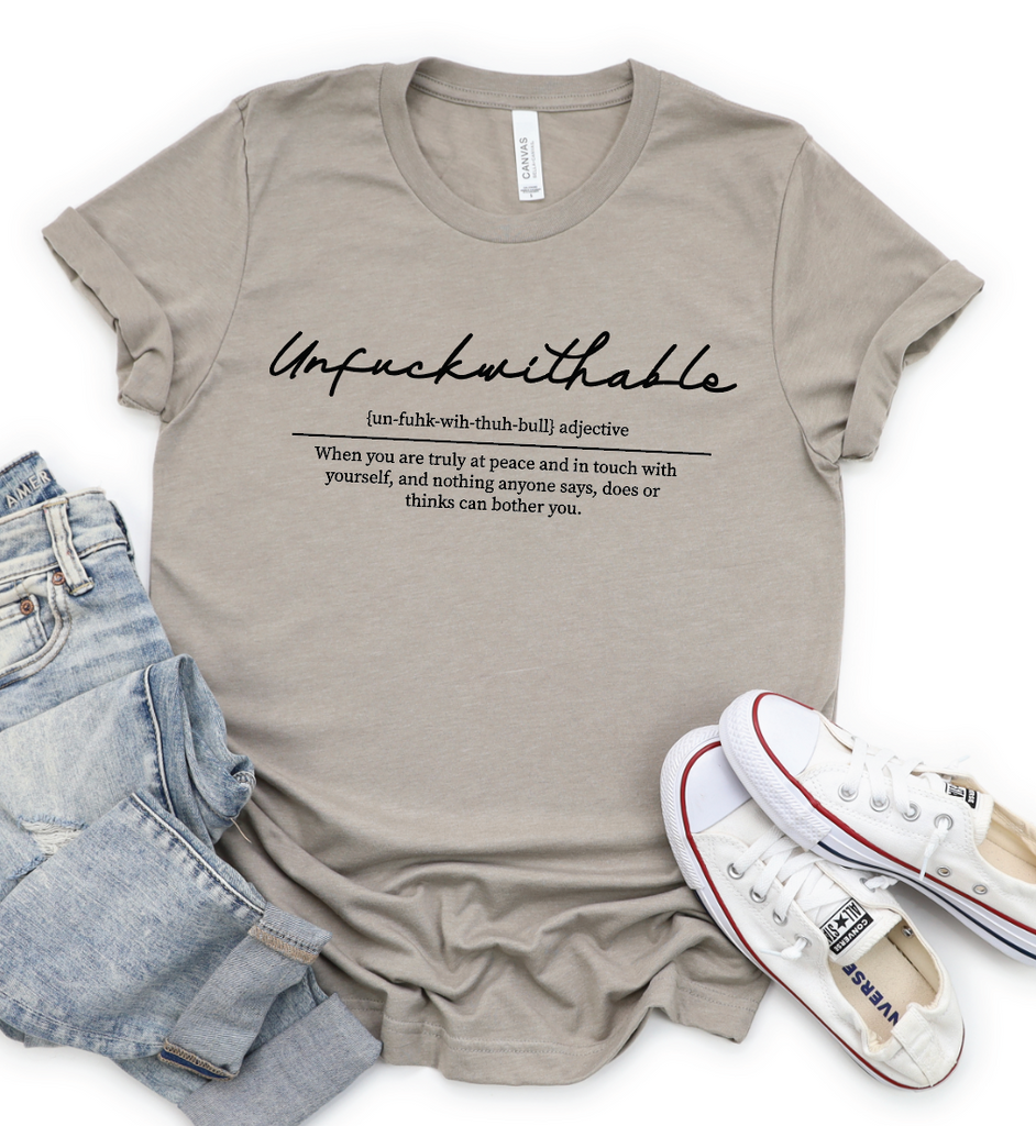 Unfuckwithable (no Skull)-Graphic Tee- Simply Simpson's Boutique is a Women's Online Fashion Boutique Located in Jupiter, Florida