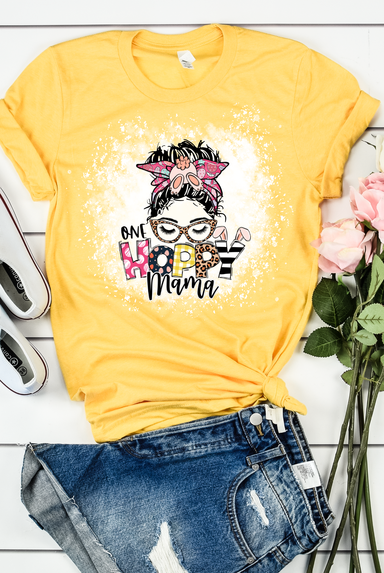 One Hoppy Mama-Graphic Tee- Simply Simpson's Boutique is a Women's Online Fashion Boutique Located in Jupiter, Florida