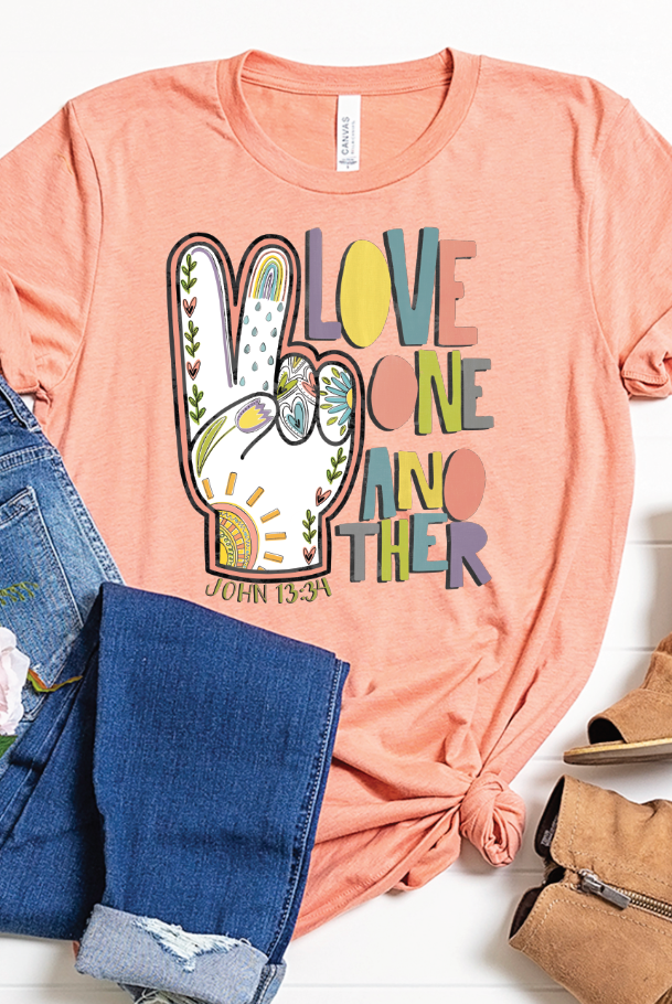 Love One Another-Graphic Tee- Simply Simpson's Boutique is a Women's Online Fashion Boutique Located in Jupiter, Florida