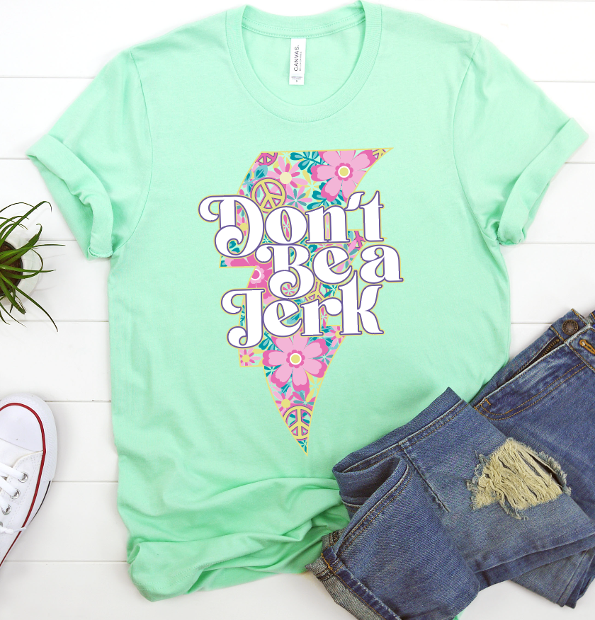Dont Be A Jerk-Graphic Tee- Simply Simpson's Boutique is a Women's Online Fashion Boutique Located in Jupiter, Florida