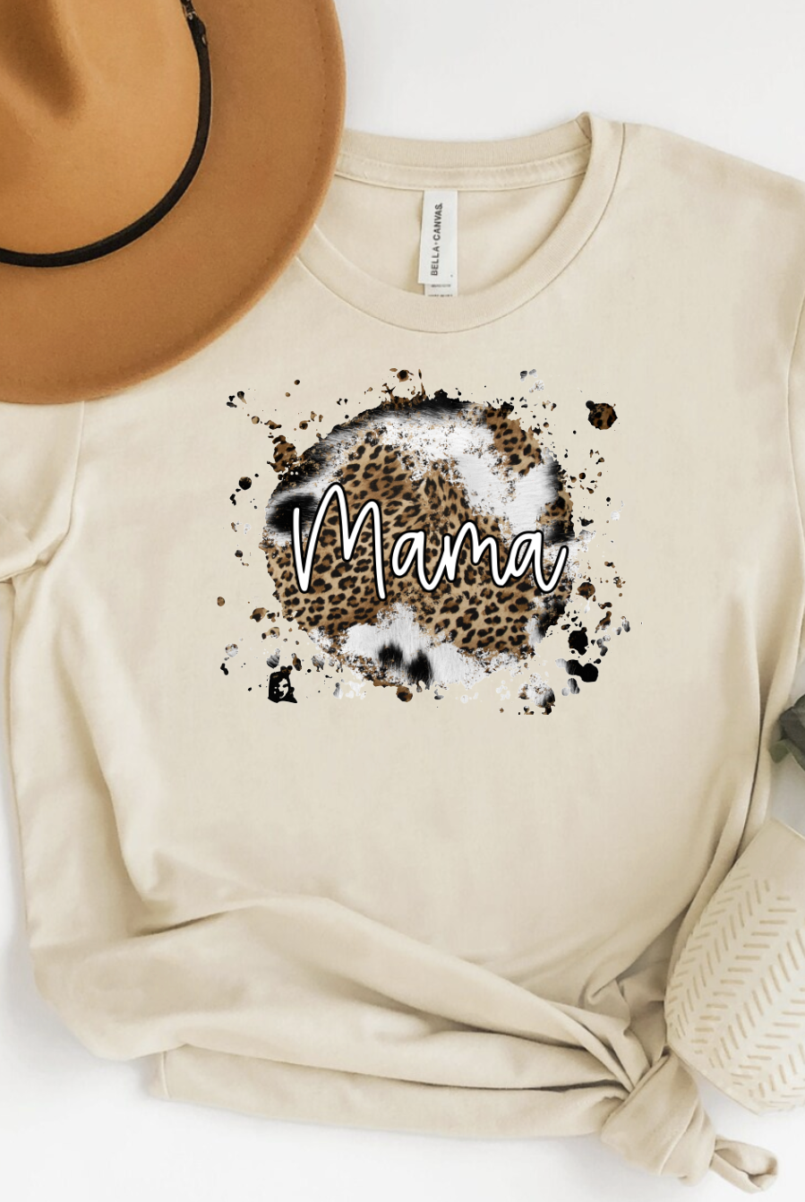 Mama Cowhide Leopard-Graphic Tee- Simply Simpson's Boutique is a Women's Online Fashion Boutique Located in Jupiter, Florida