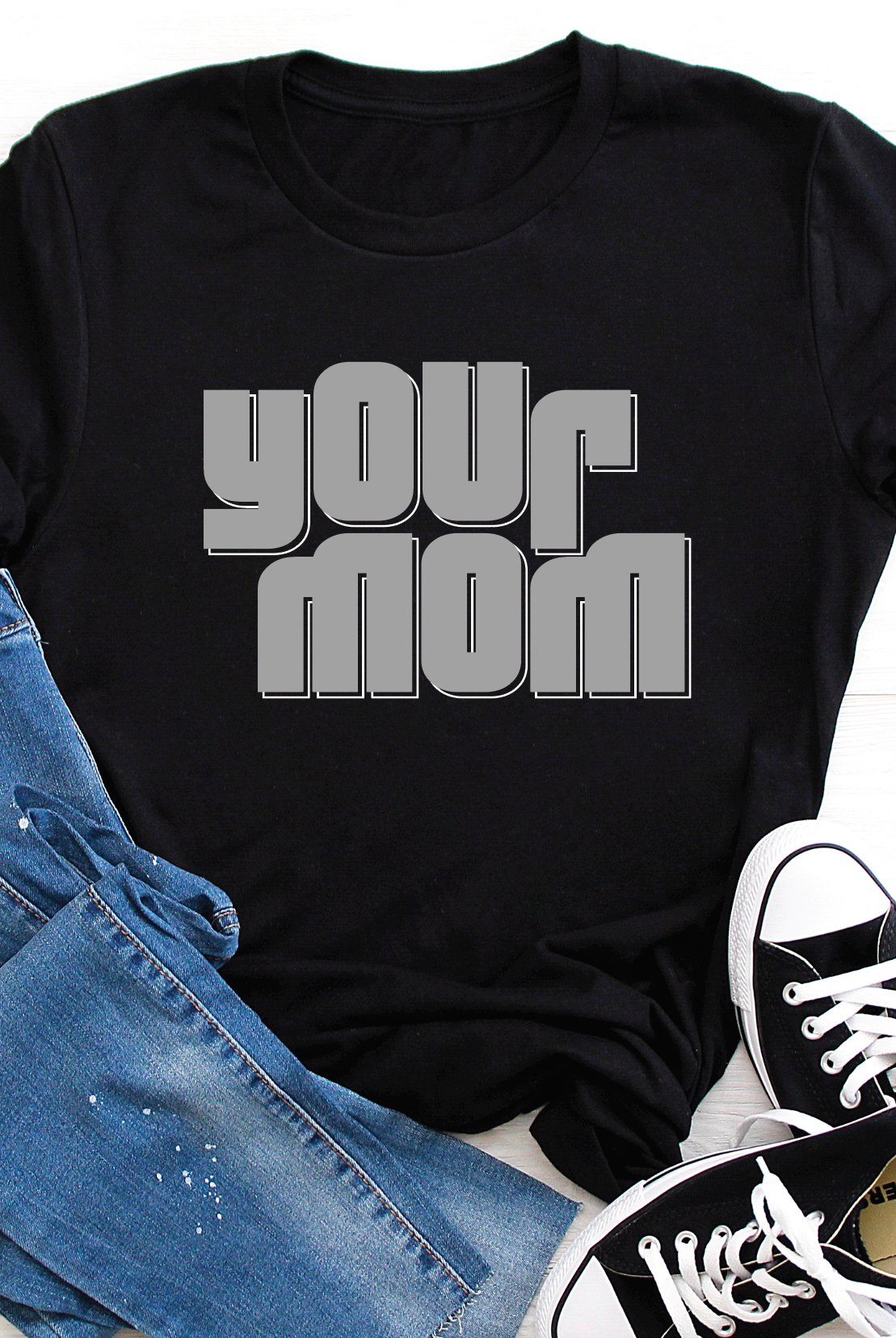 Your Mom-Graphic Tee- Simply Simpson's Boutique is a Women's Online Fashion Boutique Located in Jupiter, Florida