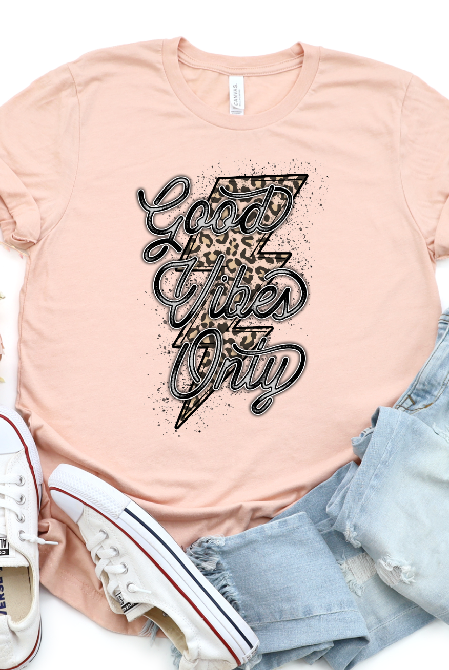 Good Vibes Only-Graphic Tee- Simply Simpson's Boutique is a Women's Online Fashion Boutique Located in Jupiter, Florida