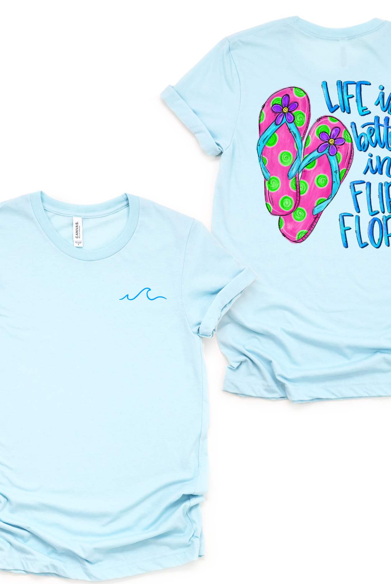 Life Is Better In Flip Flops-Graphic Tee- Simply Simpson's Boutique is a Women's Online Fashion Boutique Located in Jupiter, Florida