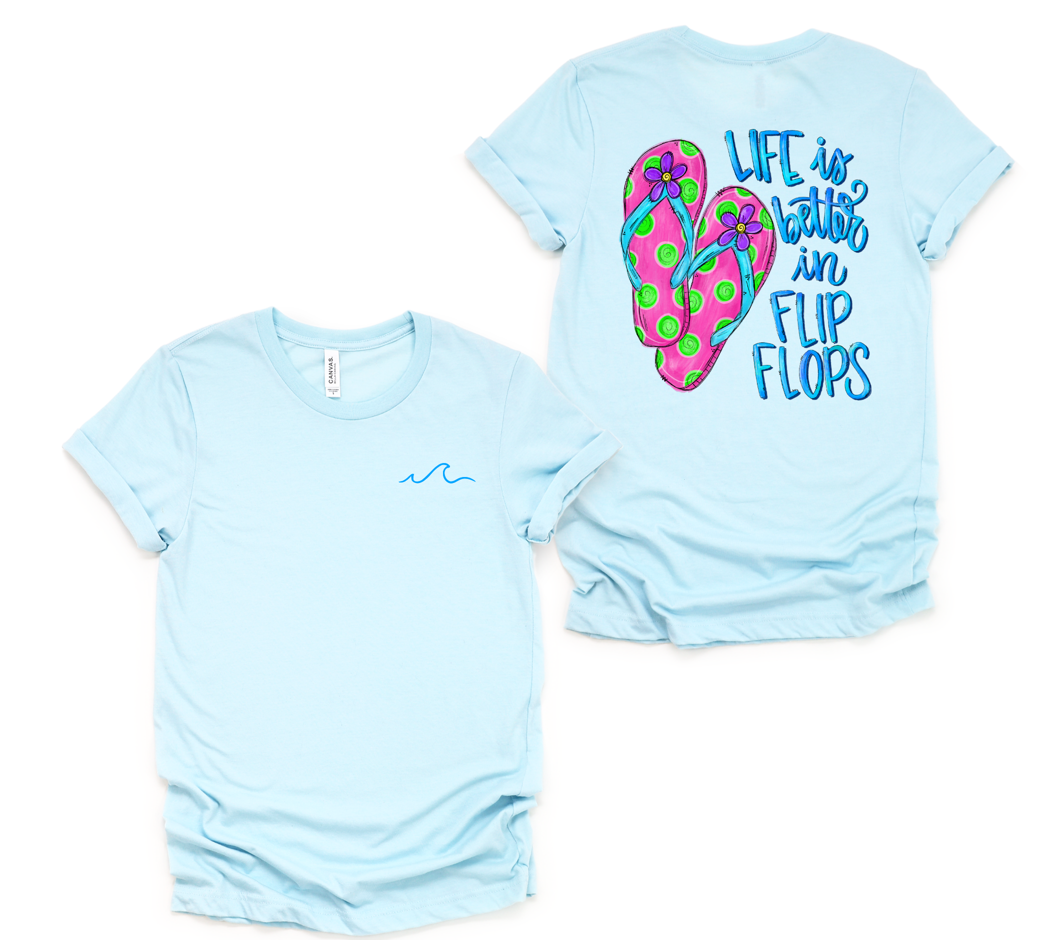 Life Is Better In Flip Flops-Graphic Tee- Simply Simpson's Boutique is a Women's Online Fashion Boutique Located in Jupiter, Florida