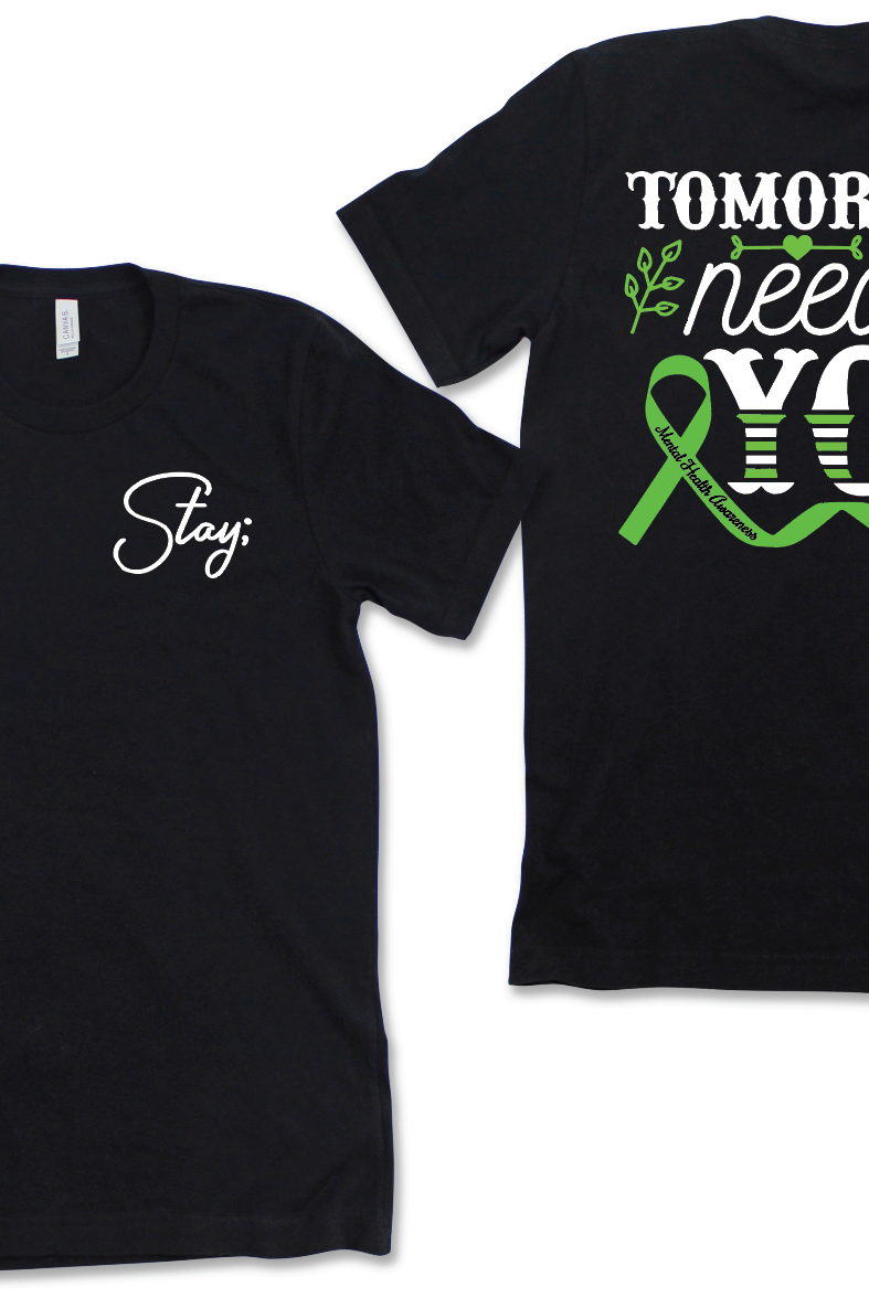 Stay; Tomorrow Needs You Graphic Tee-Graphic Tee- Simply Simpson's Boutique is a Women's Online Fashion Boutique Located in Jupiter, Florida