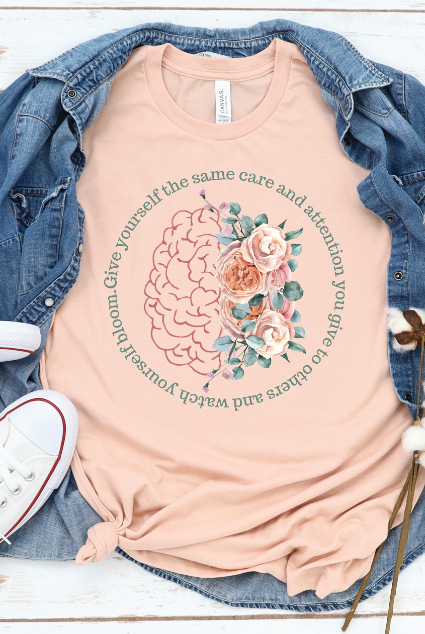 Give Yourself the Same Care-Graphic Tee- Simply Simpson's Boutique is a Women's Online Fashion Boutique Located in Jupiter, Florida