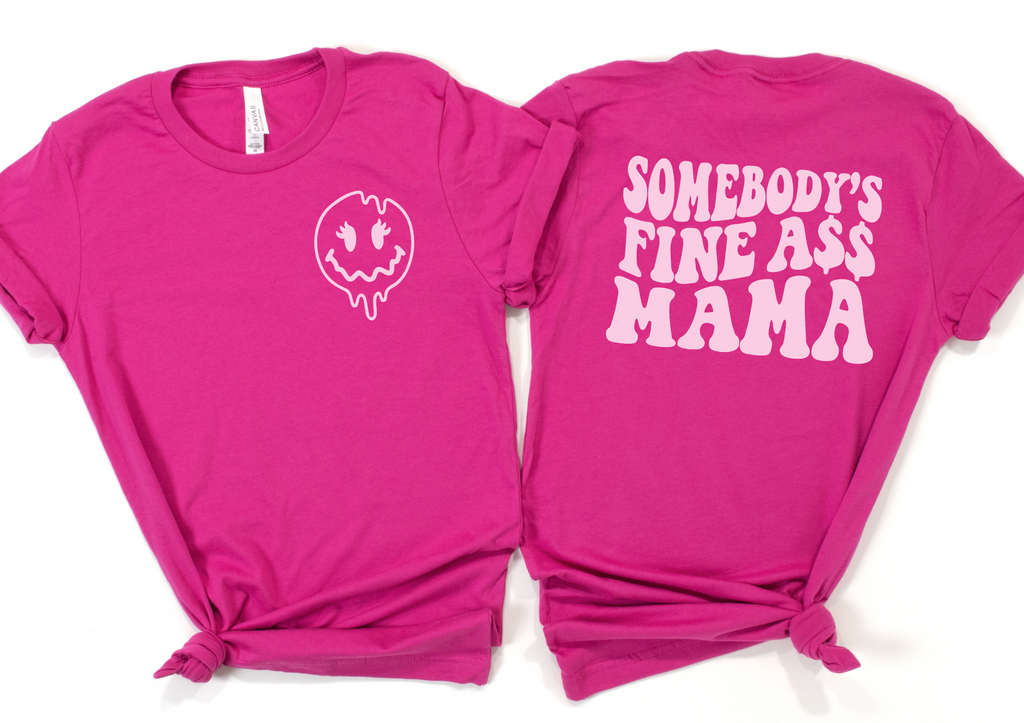 Somebody's Fine A$$ Mama Graphic Tee-Graphic Tee- Simply Simpson's Boutique is a Women's Online Fashion Boutique Located in Jupiter, Florida