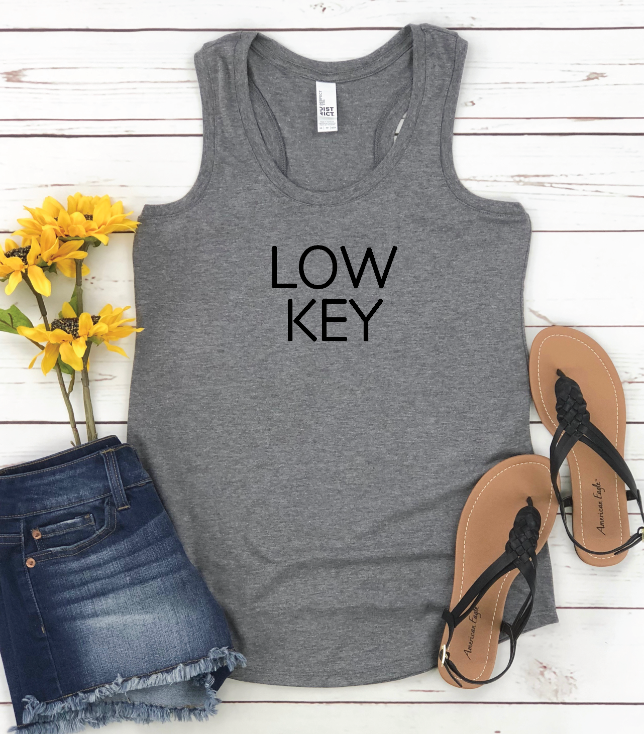 LOW KEY ladies tank-Graphic Tee- Simply Simpson's Boutique is a Women's Online Fashion Boutique Located in Jupiter, Florida