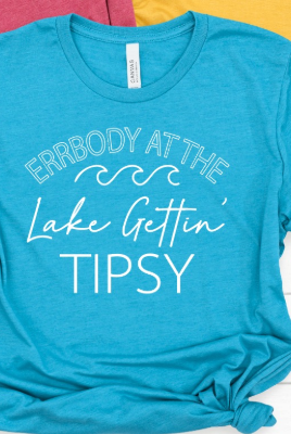 ERRBODY at the LAKE gettin' tipsy-Graphic Tee- Simply Simpson's Boutique is a Women's Online Fashion Boutique Located in Jupiter, Florida