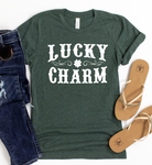 Lucky Charm-Graphic Tee- Simply Simpson's Boutique is a Women's Online Fashion Boutique Located in Jupiter, Florida