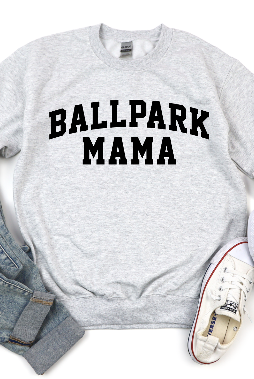 Ballpark Mama-Graphic Tee- Simply Simpson's Boutique is a Women's Online Fashion Boutique Located in Jupiter, Florida
