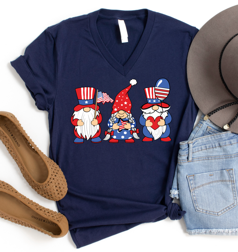 America Gnomes-Graphic Tee- Simply Simpson's Boutique is a Women's Online Fashion Boutique Located in Jupiter, Florida