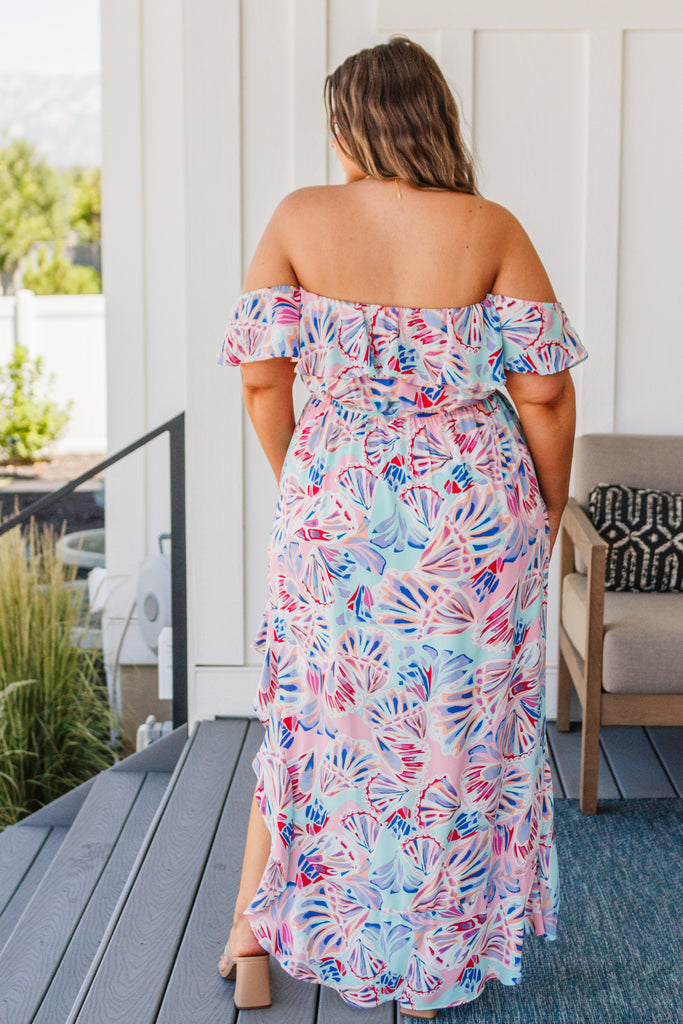 She Sells Sea Shells Maxi Dress-Dresses- Simply Simpson's Boutique is a Women's Online Fashion Boutique Located in Jupiter, Florida