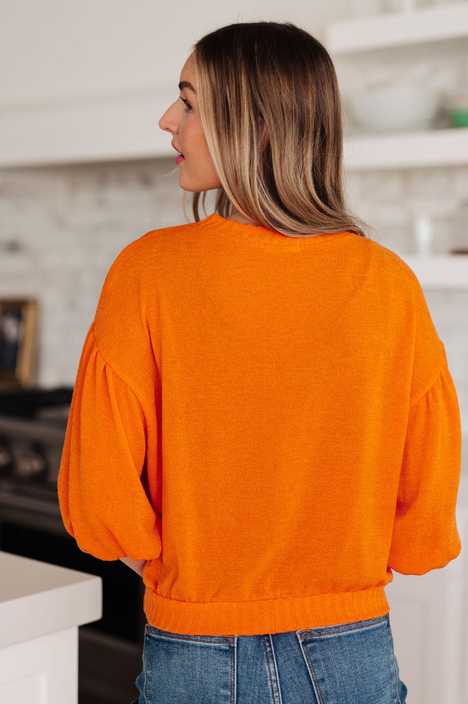 Subway Station Sweater in Orange-Shirts & Tops- Simply Simpson's Boutique is a Women's Online Fashion Boutique Located in Jupiter, Florida
