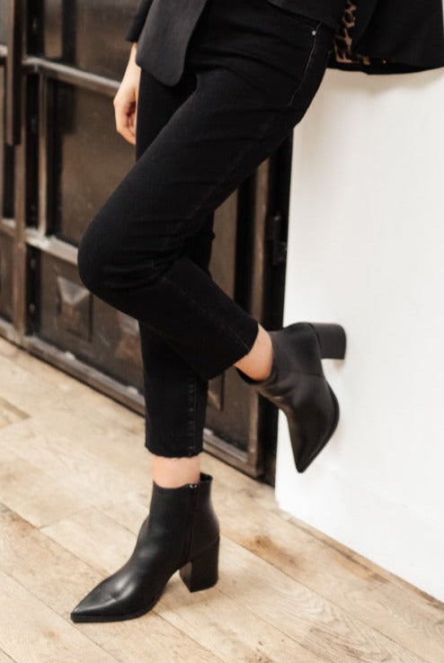 Amari Ankle Boots In Black-Shoes- Simply Simpson's Boutique is a Women's Online Fashion Boutique Located in Jupiter, Florida