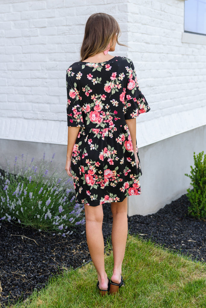 Tell Me Amore Floral Dress-Dresses- Simply Simpson's Boutique is a Women's Online Fashion Boutique Located in Jupiter, Florida