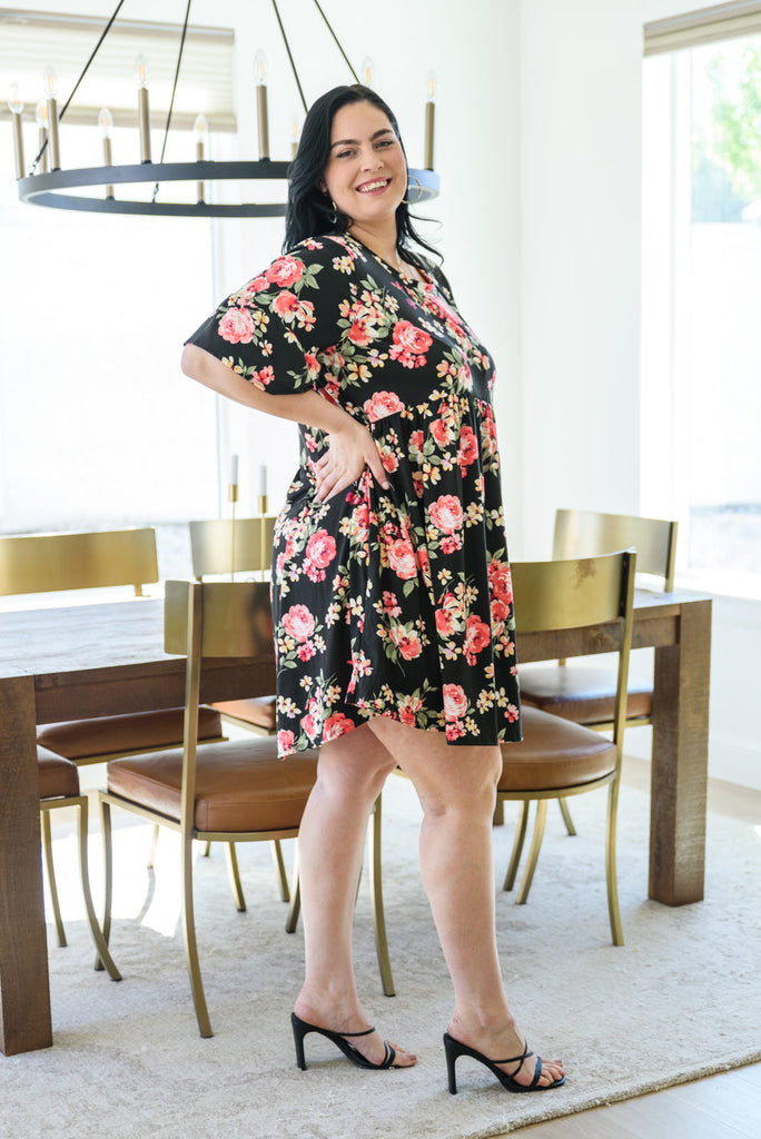 Tell Me Amore Floral Dress-Dresses- Simply Simpson's Boutique is a Women's Online Fashion Boutique Located in Jupiter, Florida