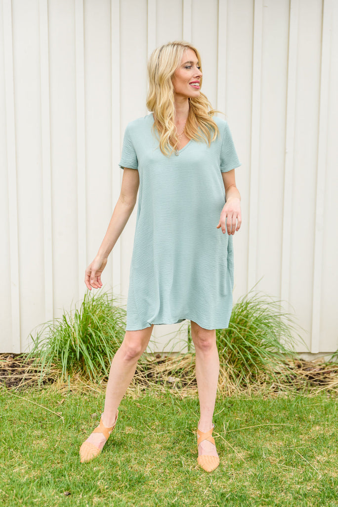 Time After Time V-neck Dress-Dresses- Simply Simpson's Boutique is a Women's Online Fashion Boutique Located in Jupiter, Florida