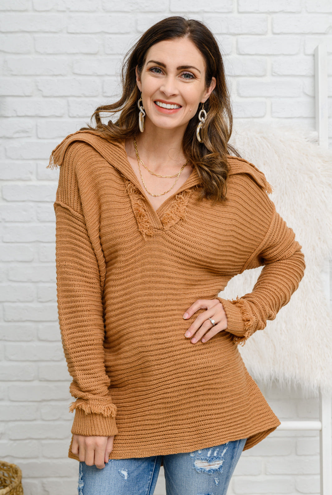 Travel Far & Wide Sweater in Taupe-Sweaters- Simply Simpson's Boutique is a Women's Online Fashion Boutique Located in Jupiter, Florida