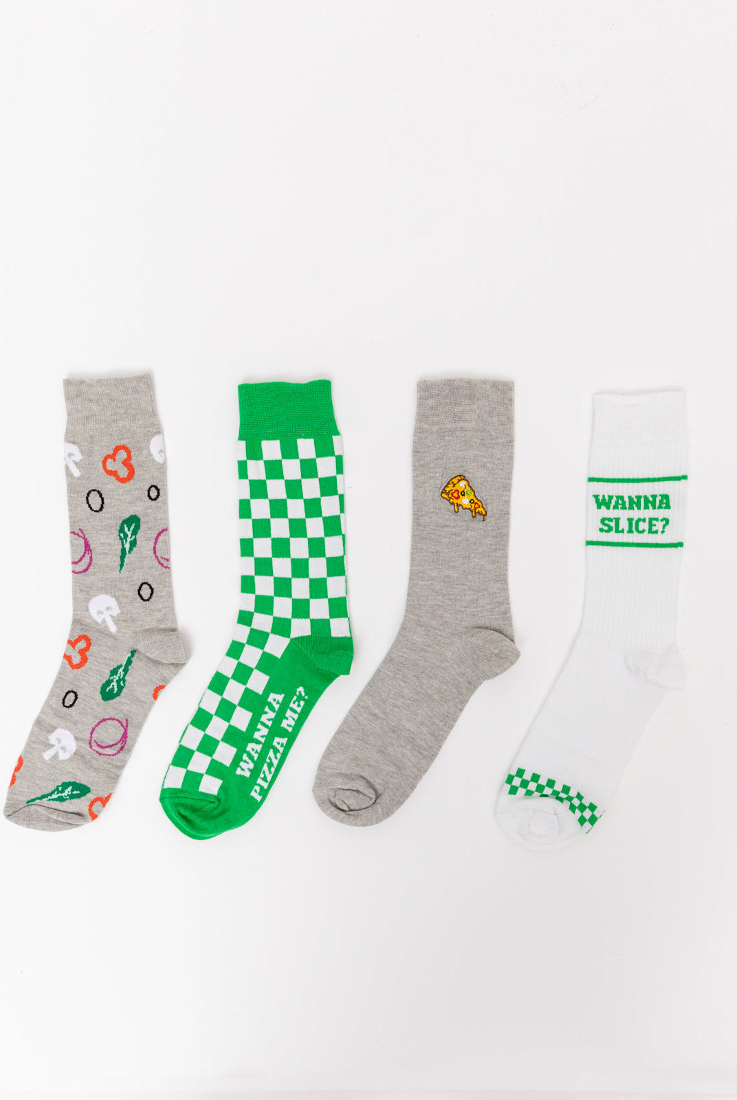 Veggie Pizza Sock Set-Accessories- Simply Simpson's Boutique is a Women's Online Fashion Boutique Located in Jupiter, Florida