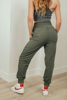 Where Are You High Rise Joggers in Olive-Pants- Simply Simpson's Boutique is a Women's Online Fashion Boutique Located in Jupiter, Florida