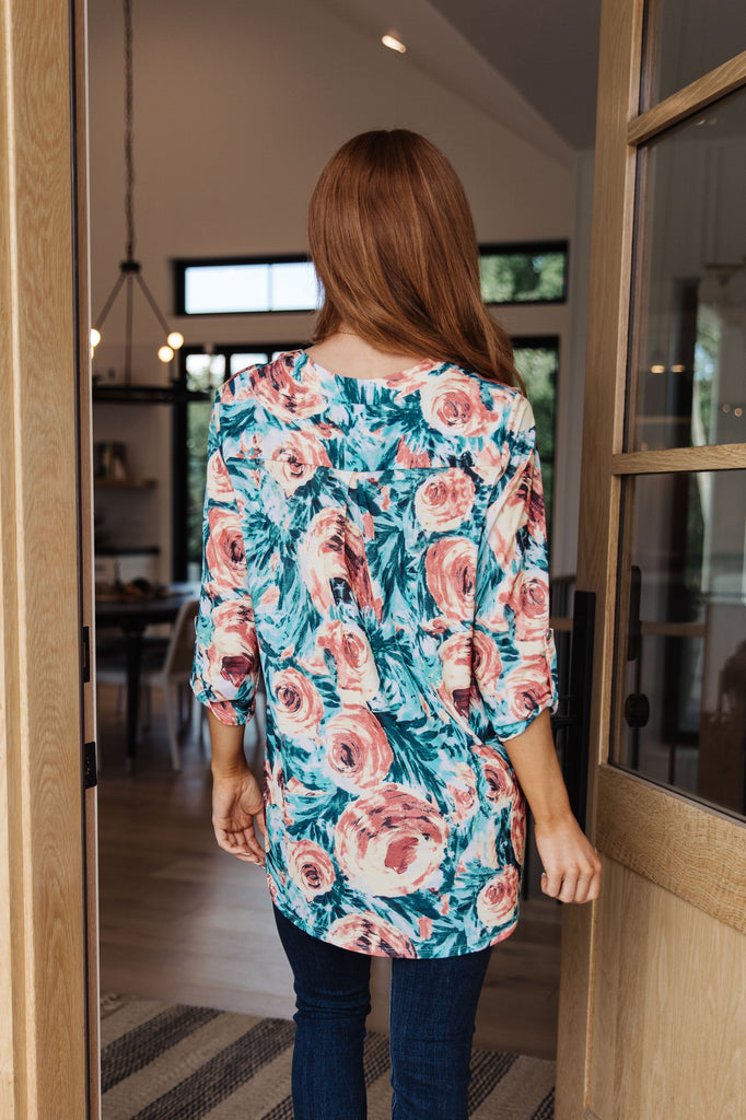 Whisked Away Floral Top-Shirts & Tops- Simply Simpson's Boutique is a Women's Online Fashion Boutique Located in Jupiter, Florida