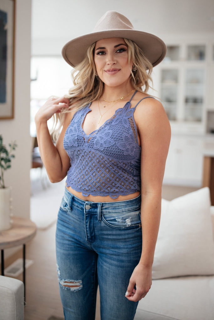 Wild And Free Crop Top in Dusty Blue-Sweaters- Simply Simpson's Boutique is a Women's Online Fashion Boutique Located in Jupiter, Florida
