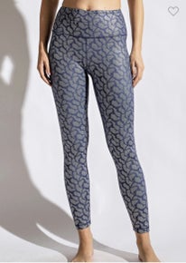 Navy & Silver Crackle Foil Leggings-Leggings- Simply Simpson's Boutique is a Women's Online Fashion Boutique Located in Jupiter, Florida